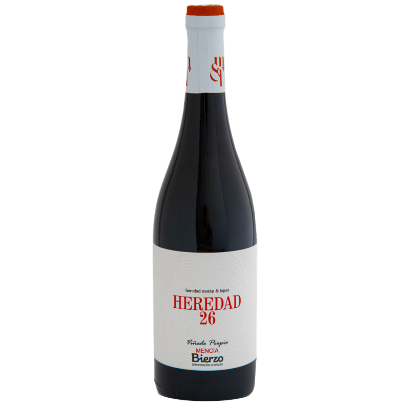 HEREDAD 26 MENCIA 0,75L / 13,5% / 6 / ES HEREDAD 26 MENCIA 0,75L / 13,5% / 6 / ES