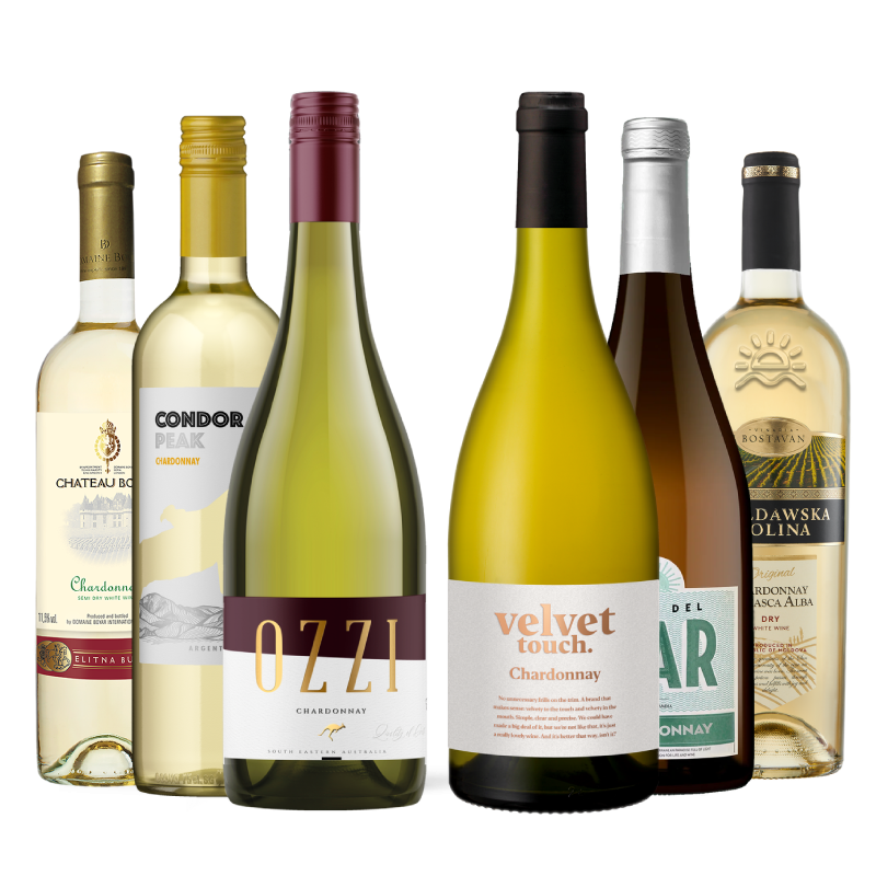 Zestaw Degustacyjny Chardonnay 3+3 Gratis
