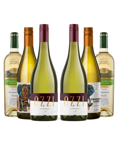 Zestaw Degustacyjny Chardonnay 3+3 Gratis
