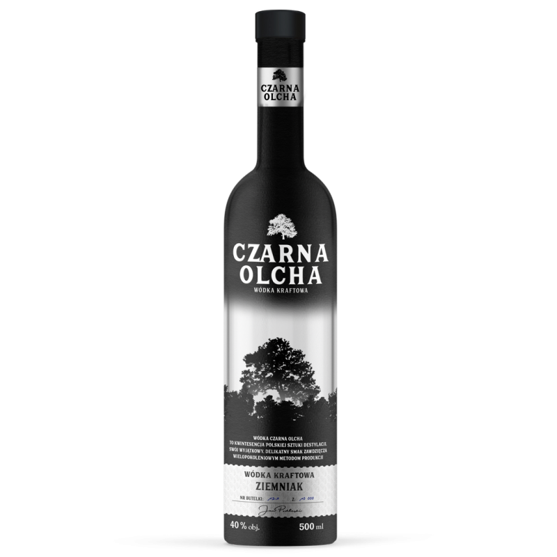 CZARNA OLCHA WÓDKA KRAFTOWA ZIEMNIAK 0,5L CZARNA OLCHA WÓDKA KRAFTOWA ZIEMNIAK 0,5L