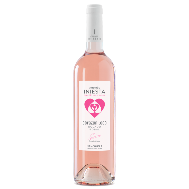 BODEGA INIESTA CORAZON LOCO ROSADO 0,75L BODEGA INIESTA CORAZON LOCO ROSADO 0,75L