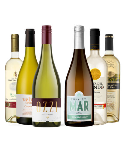 Zestaw Degustacyjny Chardonnay Mix 3+3 Gratis