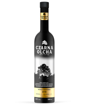 CZARNA OLCHA WÓDKA KRAFTOWA ŻYTO 0,5L