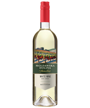 MOLDAWSKA DOLINA FAMILIAR SEMI SWEET WHITE 0,75L