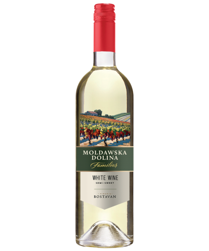 MOLDAWSKA DOLINA FAMILIAR SEMI SWEET WHITE 0,75L