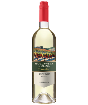 MOLDAWSKA DOLINA FAMILIAR SEMI DRY WHITE 0,75L