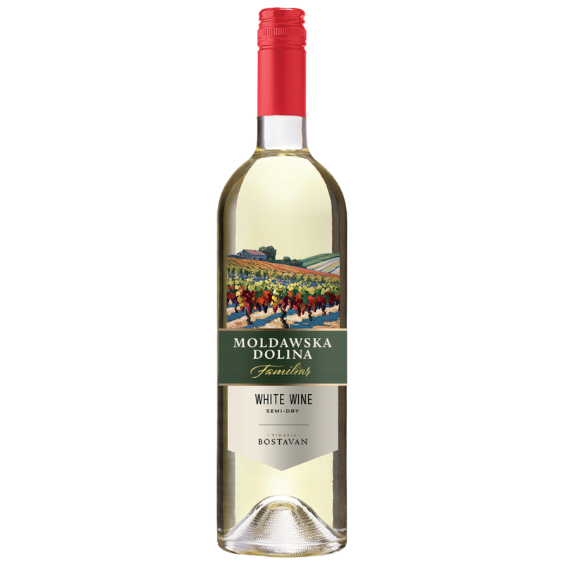 MOLDAWSKA DOLINA FAMILIAR SEMI DRY WHITE 0,75L MOLDAWSKA DOLINA FAMILIAR SEMI DRY WHITE 0,75L