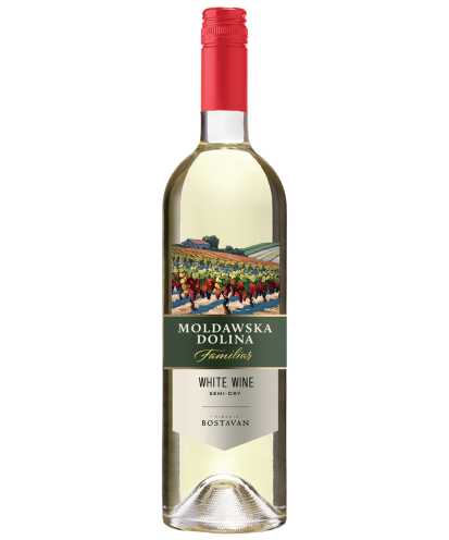 MOLDAWSKA DOLINA FAMILIAR SEMI DRY WHITE 0,75L