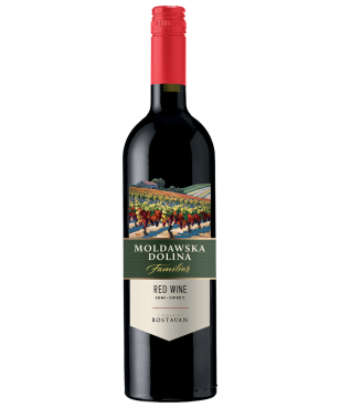 MOLDAWSKA DOLINA FAMILIAR SEMI SWEET RED 0,75L