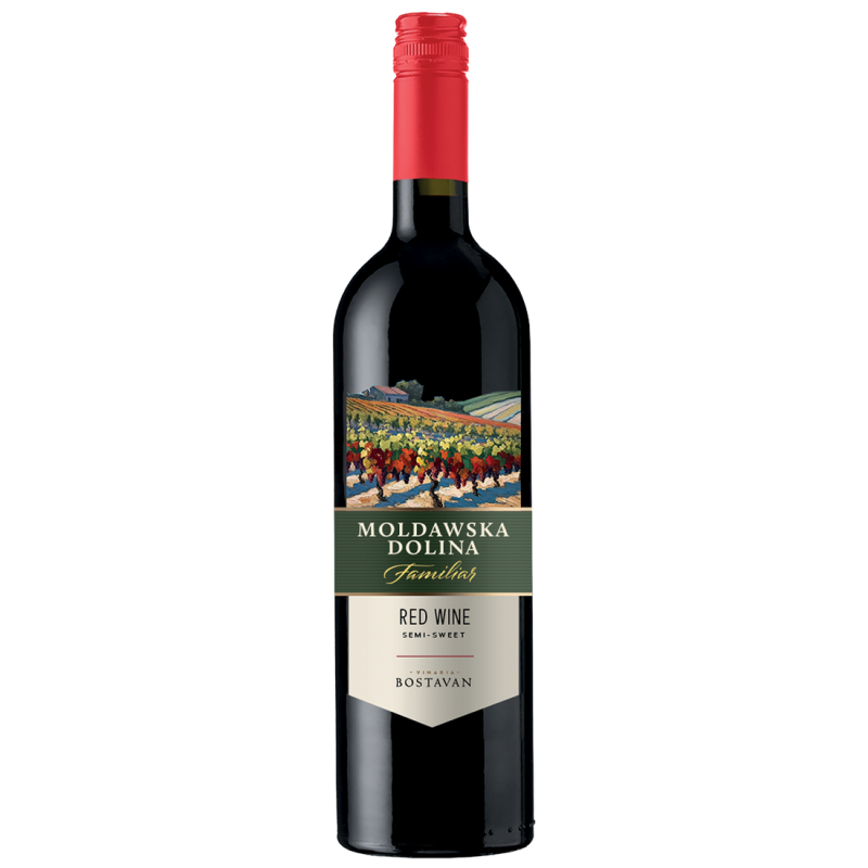 MOLDAWSKA DOLINA FAMILIAR SEMI SWEET RED 0,75L