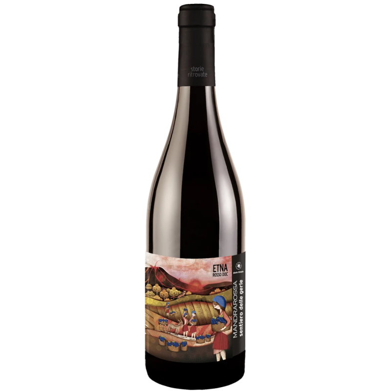 MANDRAROSSA SENTIERO DELLE GERLE ETNA ROSSO 0,75L MANDRAROSSA SENTIERO DELLE GERLE ETNA ROSSO 0,75L