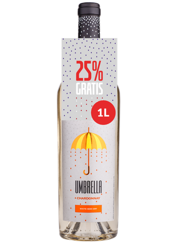 Umbrella Semi Dry Chardonnay 1L