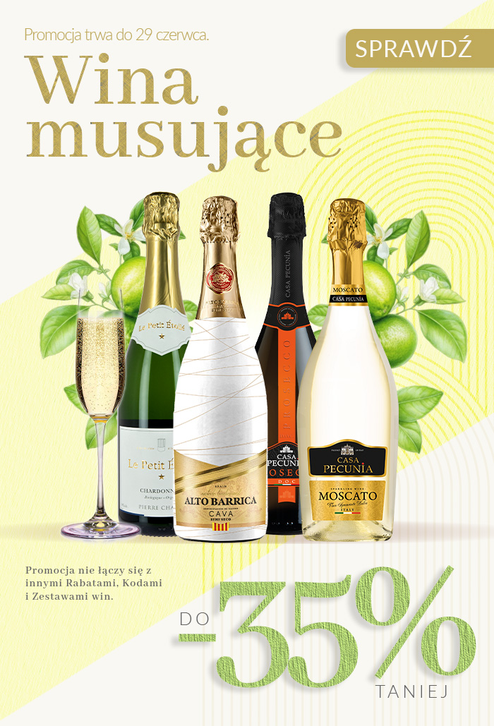 Wino musujące -35%