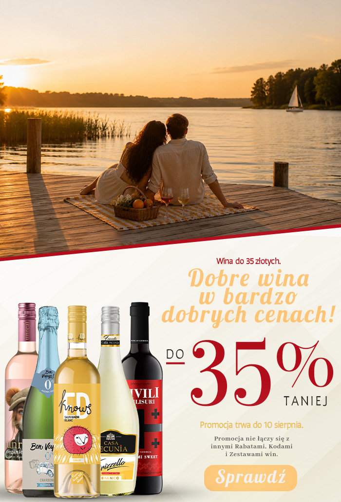 Wino do 35 zł 35% taniej