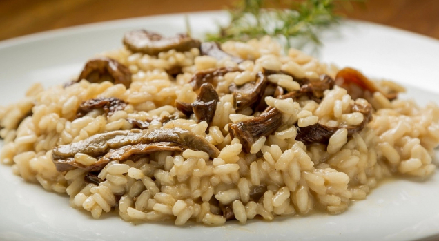 Risotto z grzybami leśnymi