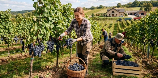 Kiedy zbiera się winogrona na wino? Jak termin zbioru zmienia smak w kieliszku
